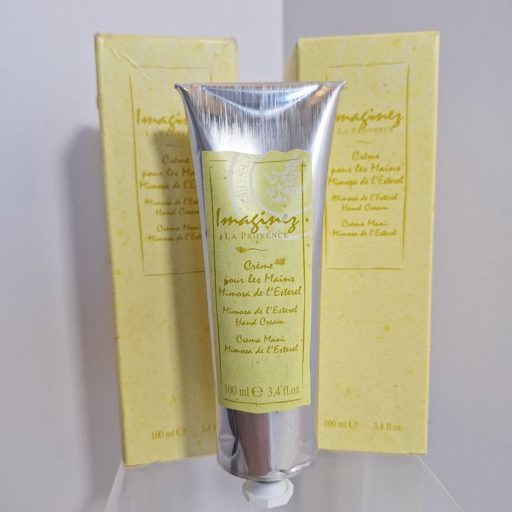 Imaginez La Provence Mimosa Hand Cream 3.4 oz 100 ml Eau De 2 Lot - Picture 13 of 14